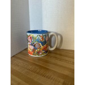 New Looks 1997 Sea Life Fish Treasure Chest Octopus Mug
